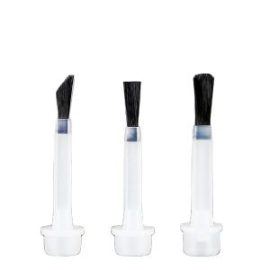 Quality Black And White Nail Polish Brush Arc Shaped Nylon Material for sale