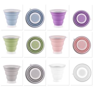 Portable 320ml Silicone Collapsible Reusable Coffee Cup