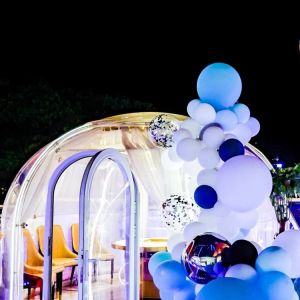Quality PC Polycarbonate 6m Geodesic Dome Transparent Tent For Hotel for sale