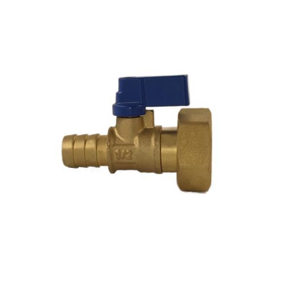 Buy Female Thread 5 Bar Brass Gas Cock with L Type Handle PTFE Seal at wholesale prices