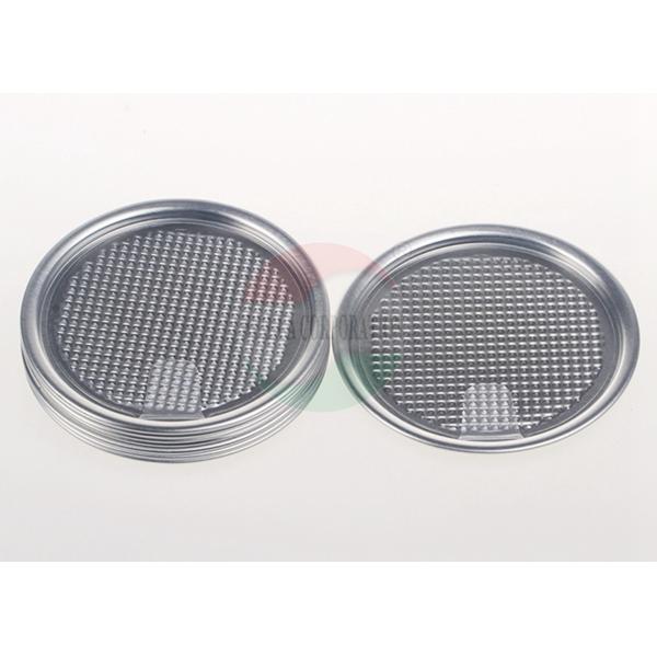 Buy Aluminum 73mm Easy Peel Off Lid For Pet Plastic Jar Sealing FDA Approved at wholesale prices