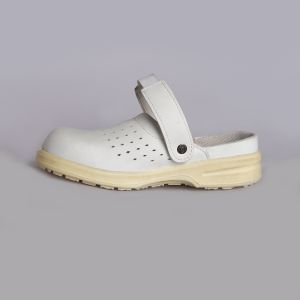 Unisex Low Cut Safety Shoes With Oil Resistant And Embossed Cow Leather Upper