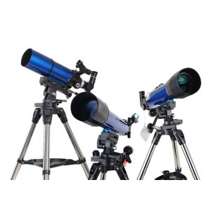 Blue 102mm Aperture Professional Astronomical Terrestrial Telescope With Tripod