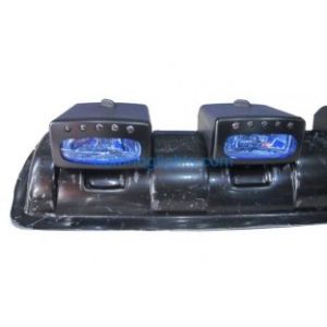 Blue SUV Off-road Vehicle Jeep Roof Top Fog Light