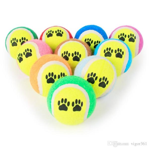 Buy wholesale pet training tennis ball toy 2.5inch at wholesale prices
