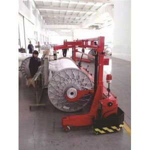 Electric Hydraulic Lifting Trolley Fabric Pack And Roll Trolley 1500mm