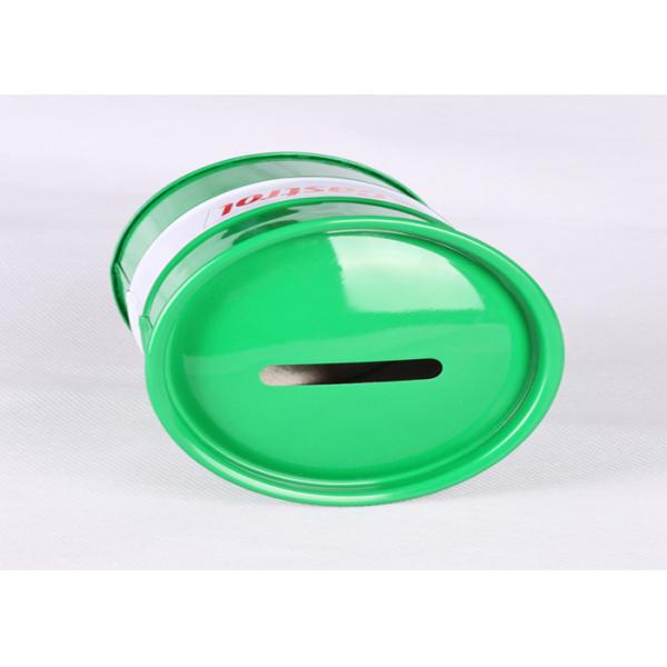 Cylinder Metal Coin Bank Boxes