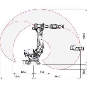 ABB IRB 6700 Payload 200kg 6 Axis Robotic Welding Arm