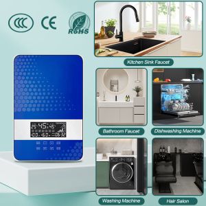 High-End Instant Electric Water Heater 8000W Touch Control Mode
