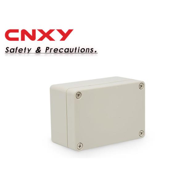 Buy Pale Gray Plastic Junction Box , Dustproof Electronic Instrument Enclosures at wholesale prices