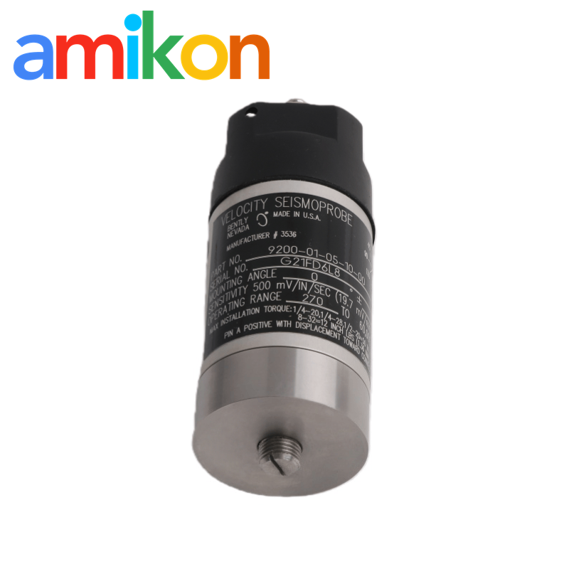 Bently Nevada 9200-01-05-10-00 Seismoprobe Velocity Transducer with 0° ±2.5°