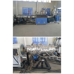 Intelligent PLC 16mm Pvc Pipe Manufacturing Machine 55KW