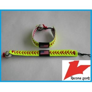 Buy cheap Softball seam bracelet,american flag softball bracelet from wholesalers