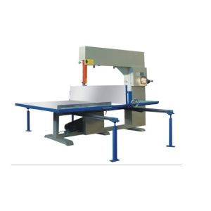 Matress Sponge Vertical Cutting Machine With Linear Guide Positioning Handwheel