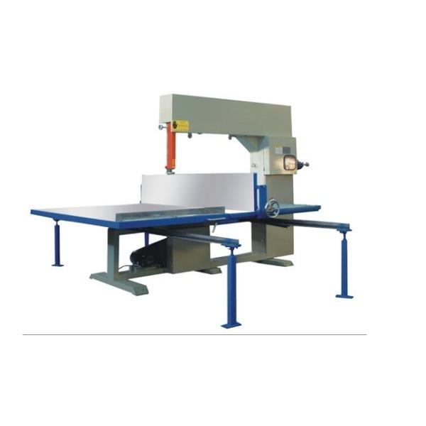 Matress Sponge Vertical Cutting Machine With Linear Guide Positioning Handwheel