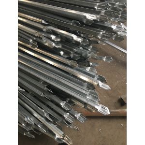 Crimped Spear Garrison Fence 1800mm x 2400mm stain black