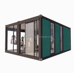 Collapsible Combination Living Wooden House for Shop Customized Color Steel