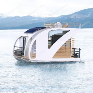 6 Person Water Houseboat With Bedroom Pontoon Style Floating Home