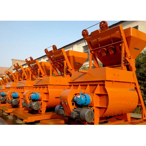 JS1000 Twin Shaft Concrete Mixer Cement Mixer 37kw Power for Batching Plant