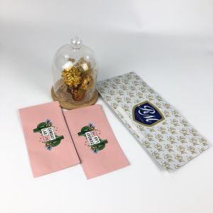 Plastic GMOPP VMPET Stand Up Zipper Bag With Clear Window