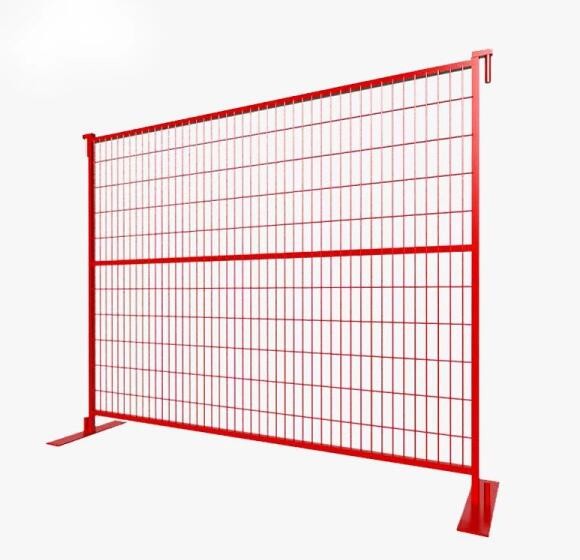 Heavy Duty 5mm 50x100mm Temporary Site Fencing Outdoor Construction With Top Clips