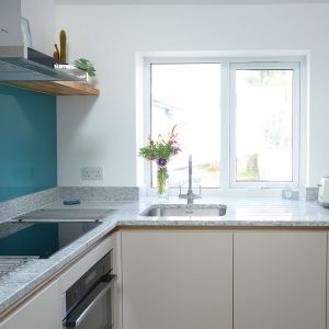 Modern Modular Pantry PVC Kitchen Cabinet For Villa Apartment