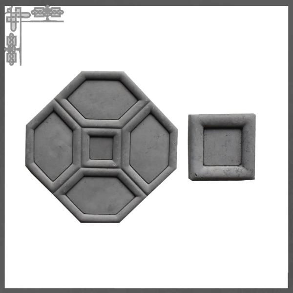 Hexagon Design Decorative Interior Clay 3d Wall Tiles Grey For Living Room Bedroom