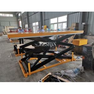 OEM CE Certificate Stationary Electric Wheels Scissor Lift Table
