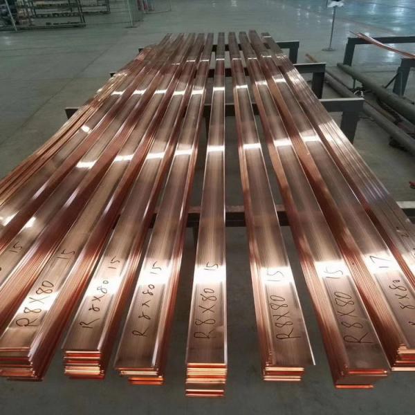 Buy 160mm C22600 Pure Copper Flat Bar Square Brushed Rectangular Alloy at wholesale prices