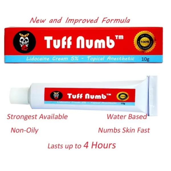Buy Tuff Numb Waxing Numb Cream Ear Numbing Cream For Ear Piercing at wholesale prices