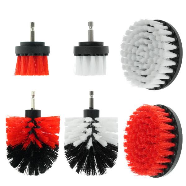 Drill Scrub Brushes Kit 6 Pack Power Scrubber Cleaning Brush Attachment Set