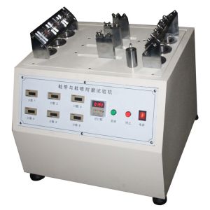 Abrasion Resistance Footwear Testing Equipment , Shoelace Abrasion Tester