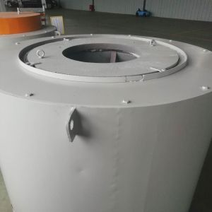 500kg Capacity Oil Fired Crucible Furnace , 380V Aluminum Holding Furnace