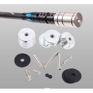 Bow Stabilizer Stainless And Tungsten 1-2-3-4 -8 Ounces Bow Weight With Thread