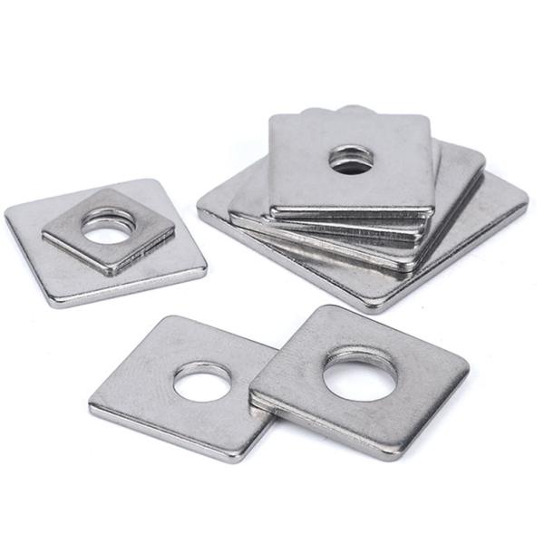 Stainless Steel Square Plate Washers OEM Galvanized Large Metal Square Washers