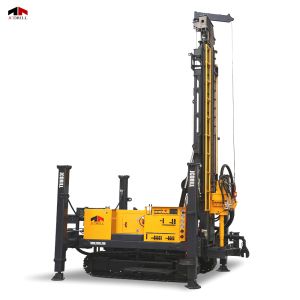 CWD450T Crawler Mounted Water Well Borehole DTH Drilling Rig