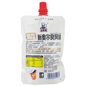 Liquid plastic bag digital printing Customized Standing plastic nozzle bag