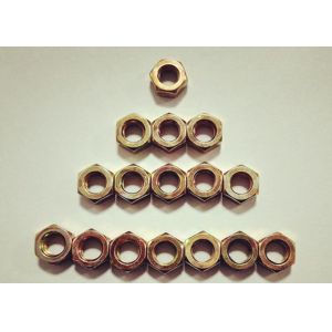 High Strength GB6170 Carbon Steel Nuts , Right Hand M8 Hex Nut 1.25mm Pitch