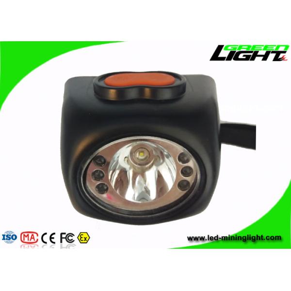 Digital Screen Mining Hard Hat Lights Portable Light Weight IP68 8000lux Cordless