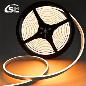 Quality Support Dimmer Warm White Neon Flex 3000K Mini 24V 4x10mm IP65 Waterproof 168 LEDs/m for sale
