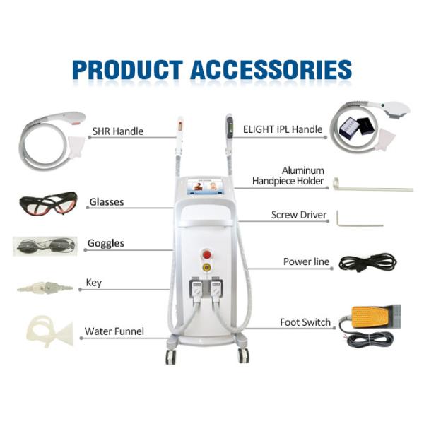 590nm LCD 2 In 1 Ipl Laser Hair Removal Facial Wrinkle Remover Machine