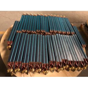 Alvanized Plate Chiller Condenser Coil Copper Tube Air Conditioner