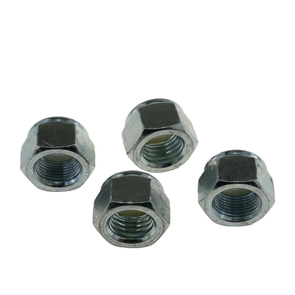 M8 CL10 Galvaznied Hex Jam Nylon Lock Nuts High Strength