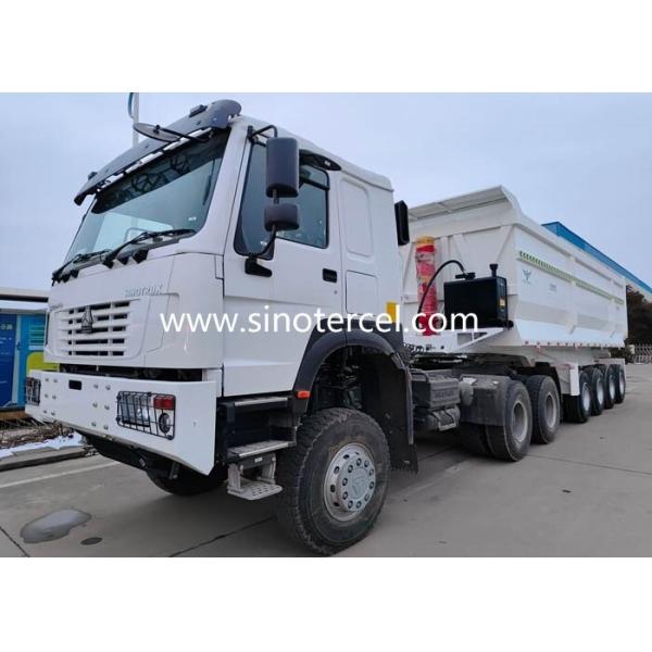 Buy Transportation Tipper Semi Trailer SGS BV Hydraulic Tipper Trailer at wholesale prices