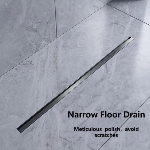 Hotel Brushed Surface Modern Simple Fashion Extremely Narrow Wide Linera Floor Drain