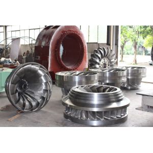 Customized Inlet Diameter 1-5 Meters Hydro Turbine Runner with and Rated Rotor