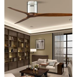 Remote Control Fan With 3 Blades Flush Mount Three Blade Ceiling Fan