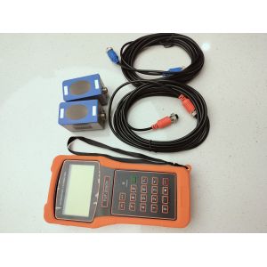 Handheld Portable Ultrasonic Flow Meter Easy Carry Stable Signal