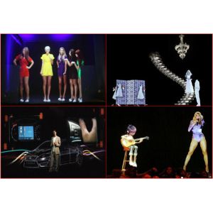 Musion Hologram Projector Foil 3D Holographic Display 45 Degree For Stage