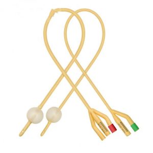 Latex Triple Way Catheter